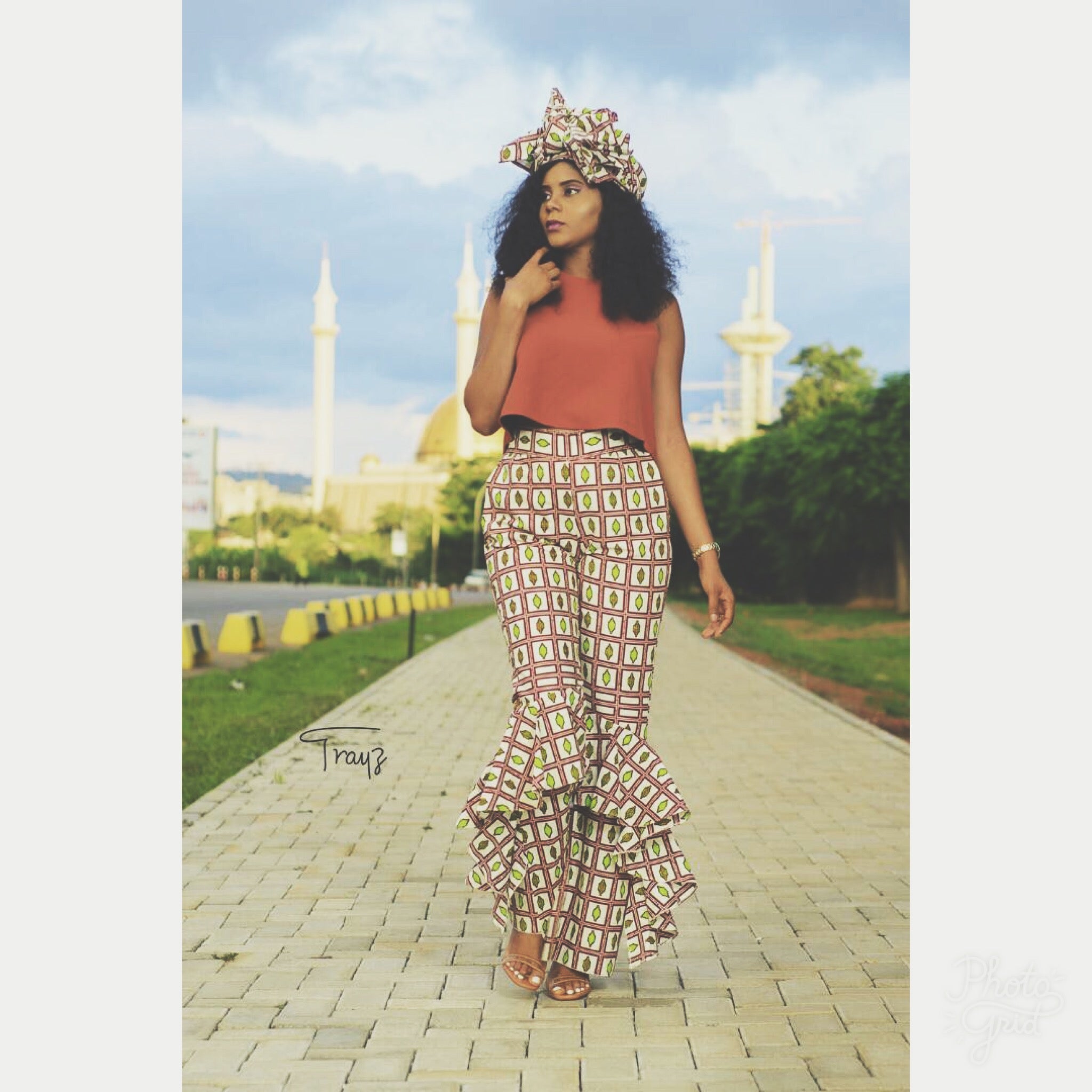 The Dami African print Ankara High waist Trouser Pants – Afrothrone