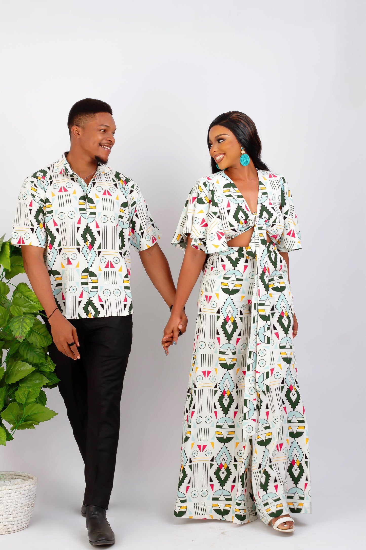 Anika  Men African Print Shirt