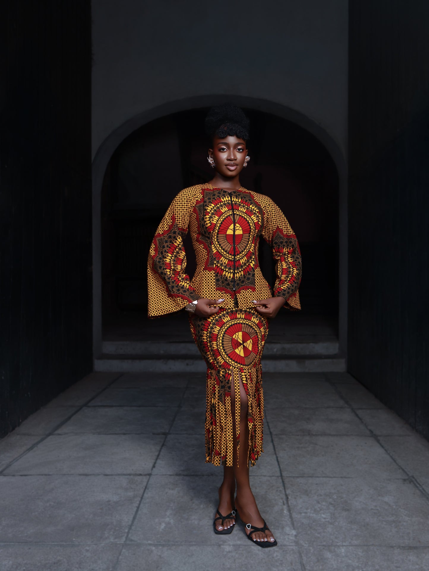 Modupe Two piece skirt And Top set