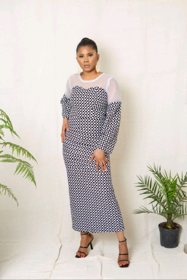 Ojo African Print Dress – Afrothrone