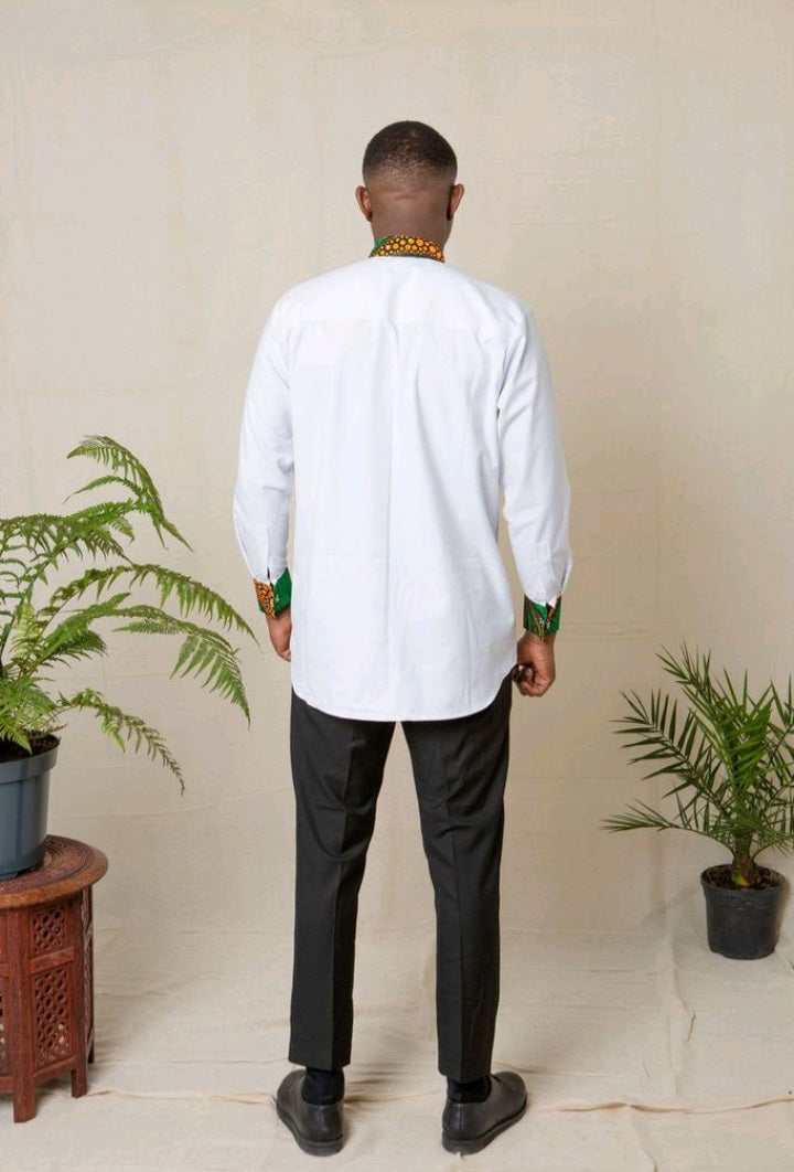 Chenemi Men African Print Shirt