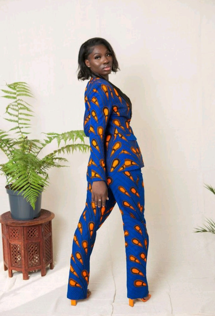 Shola African Print Women's Suit