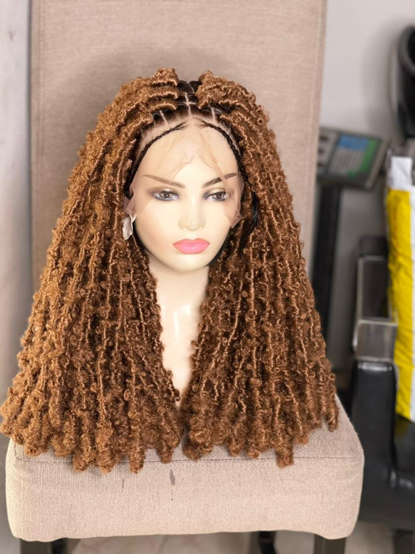 Distressed Faux locs wig, Butterfly locs, Bohemian locs, Messy locs, dreadlocks wig, goddess locs, boho locs, textured locs for black women