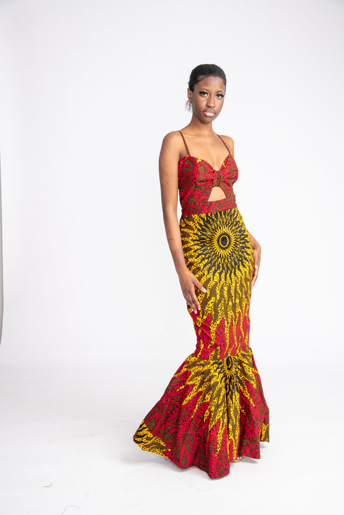 Korra African Print Dress