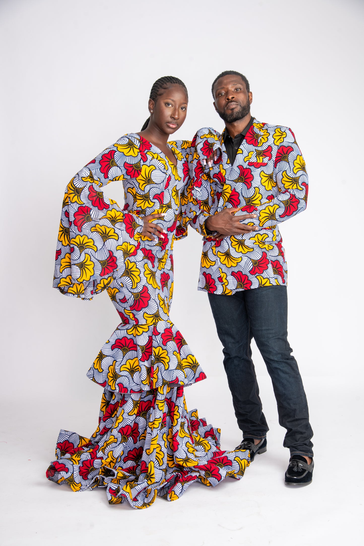 Arike Couples Matching African Outfits