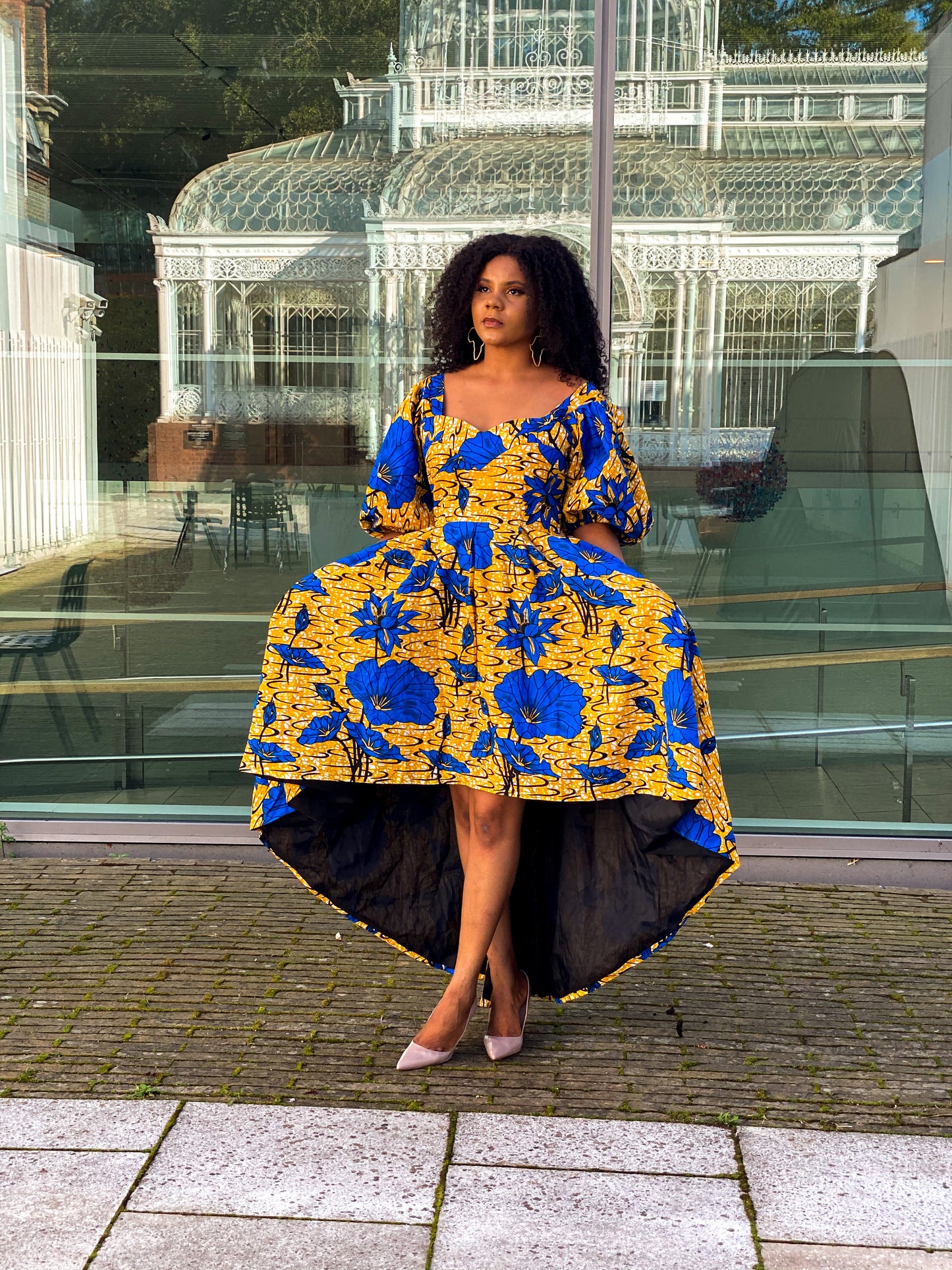 Monifa African print dress