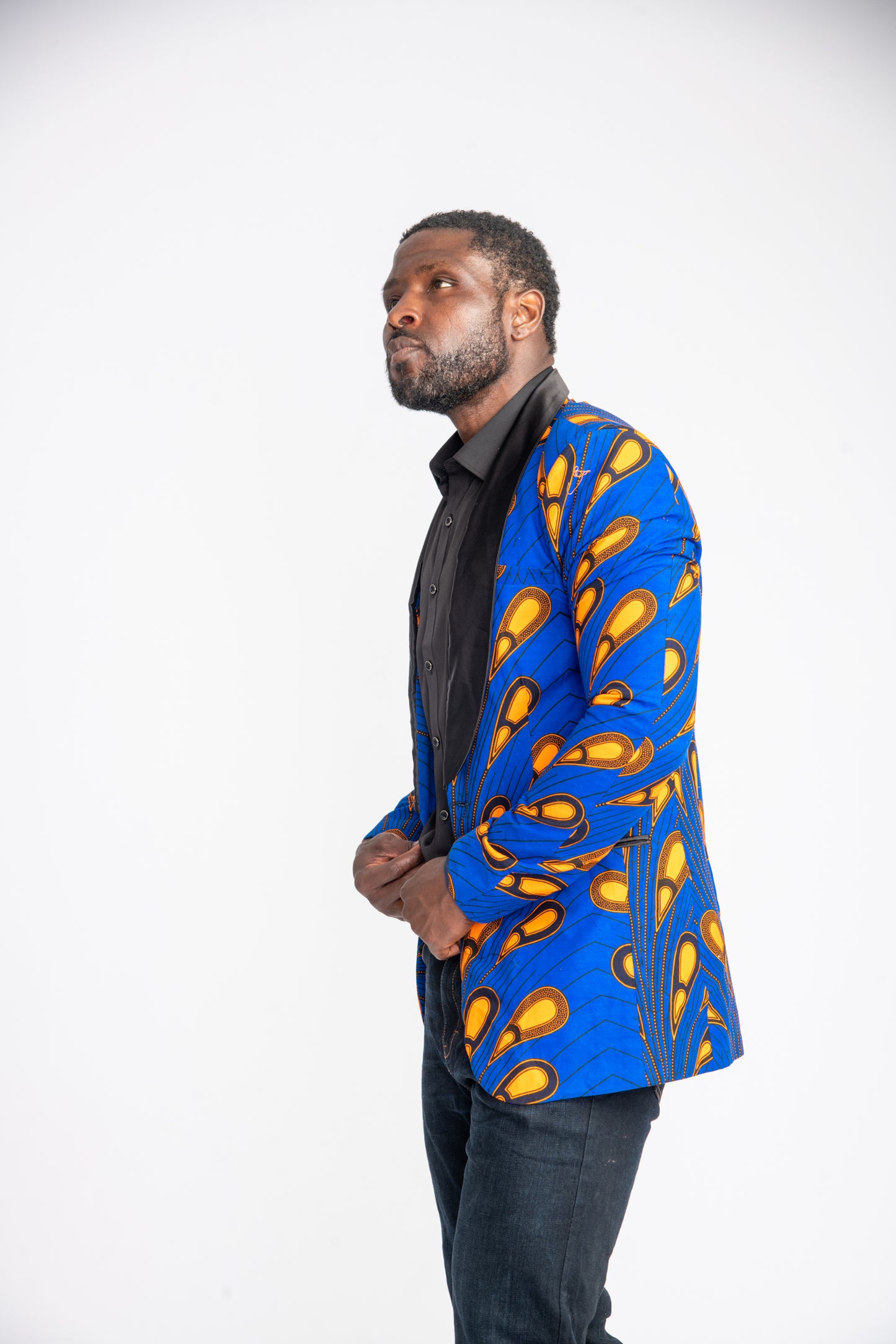 Jidenna Men African Print Jacket