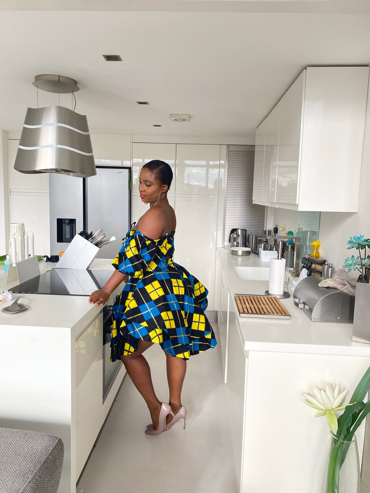 African print Kaleigh dress