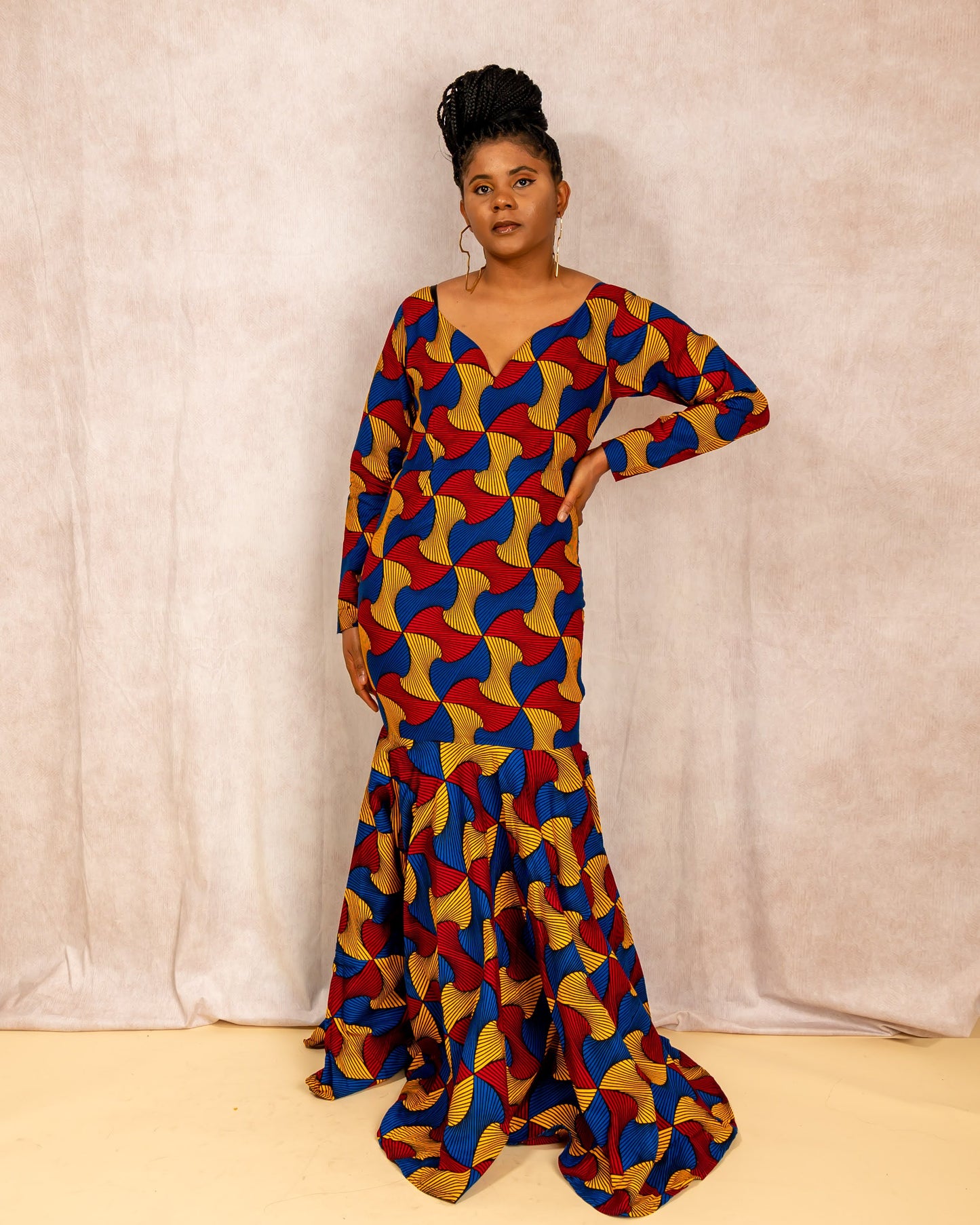 Kechi African print Dress