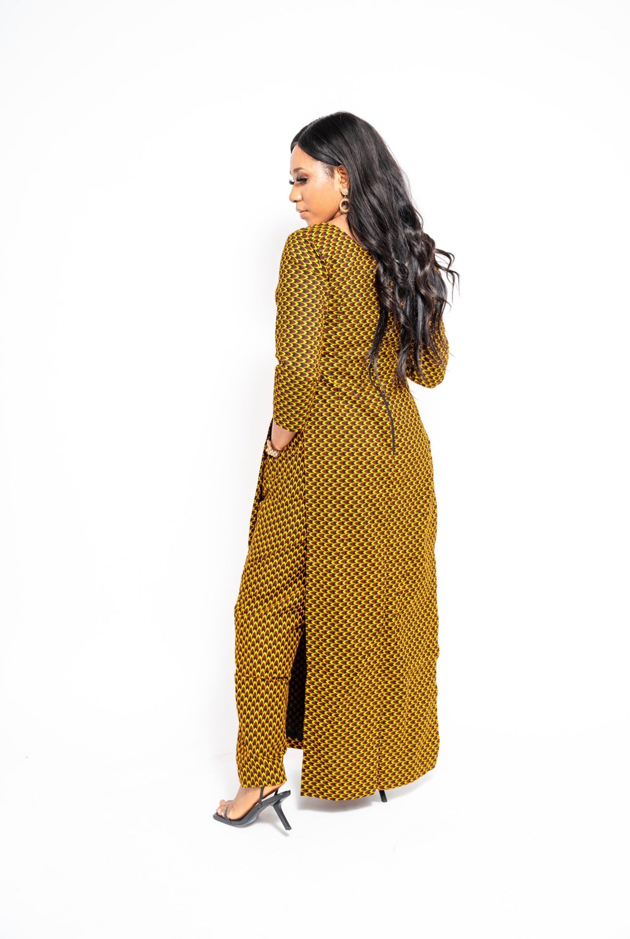 Miriam African 2 piece trouser and top matching set