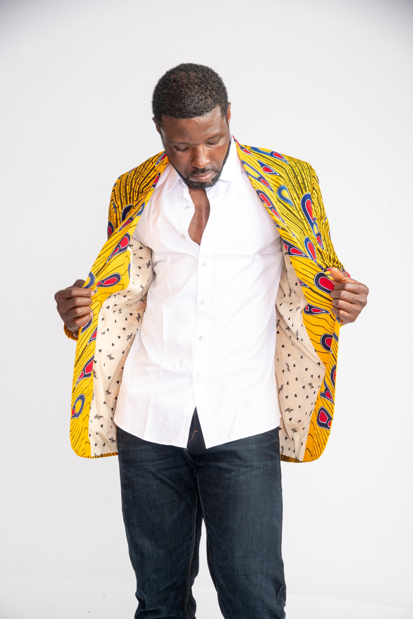 Sinachi Men African Print Jacket