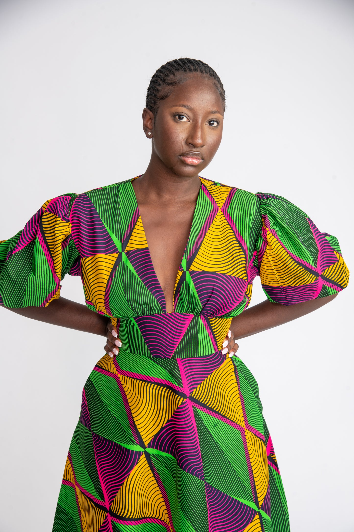 Riri African Print Dress