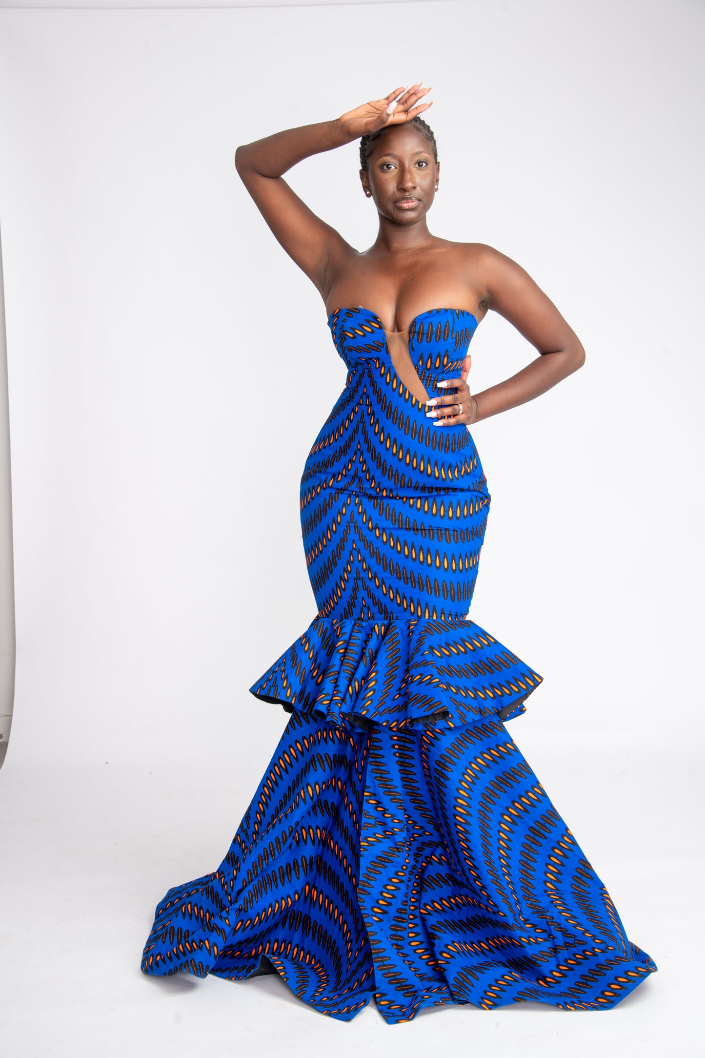 Yetunde Corset African Print Mermaid Dress