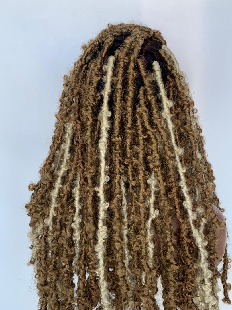 Butterfly Locs Wig, Distress Locs wig
