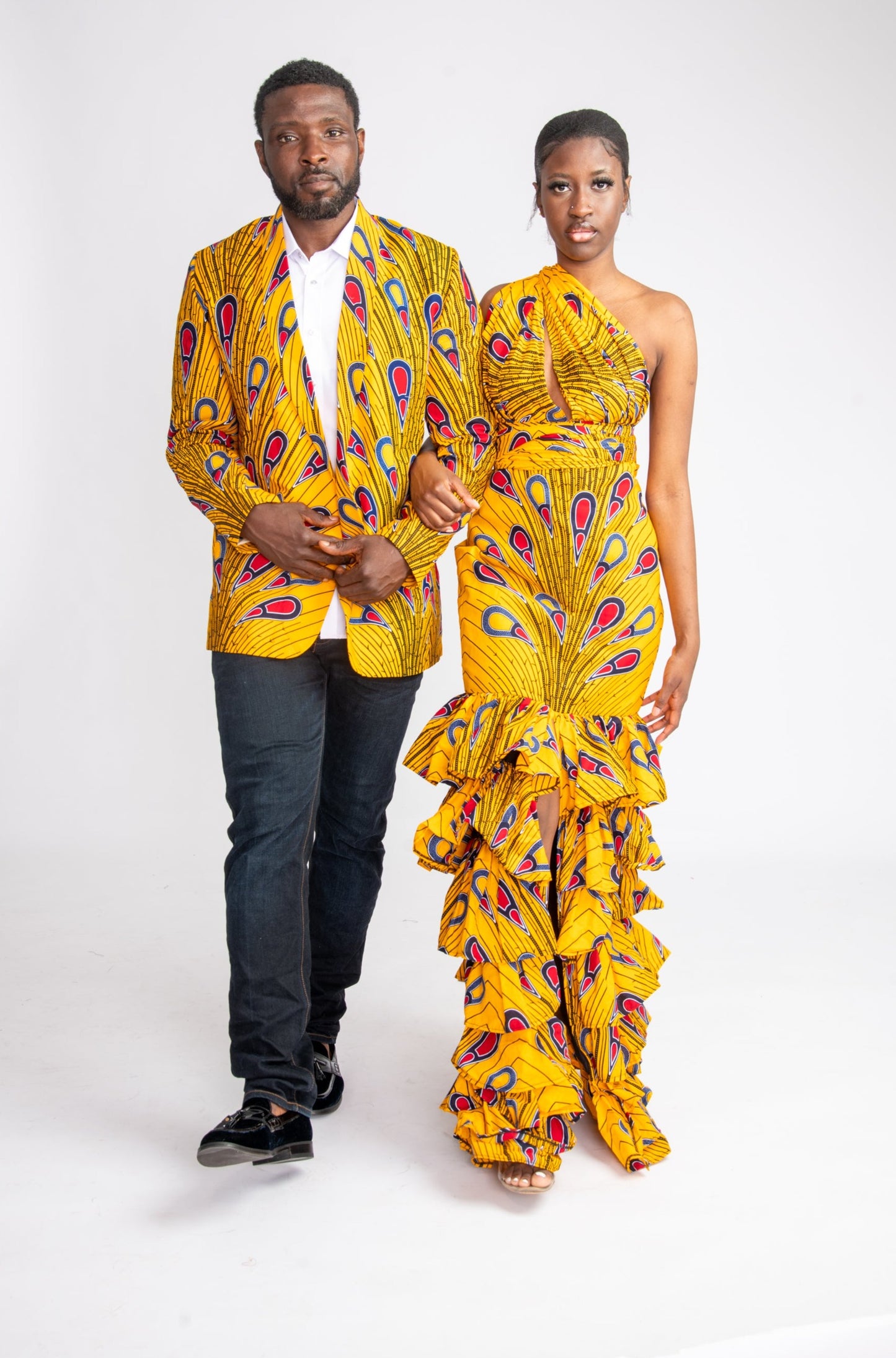 Sinachi African Print Infinity Dress