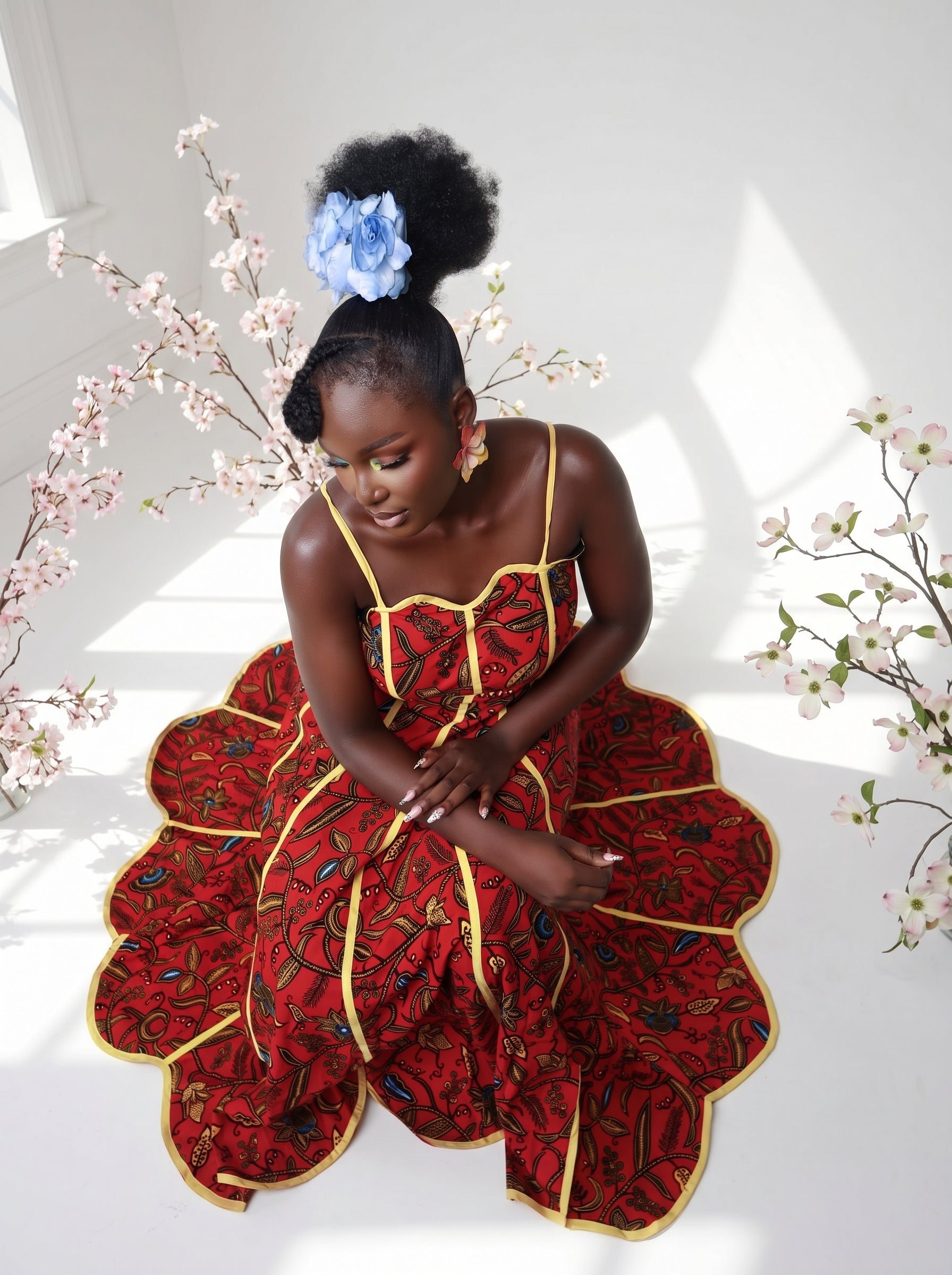 Sachi African Print Dress