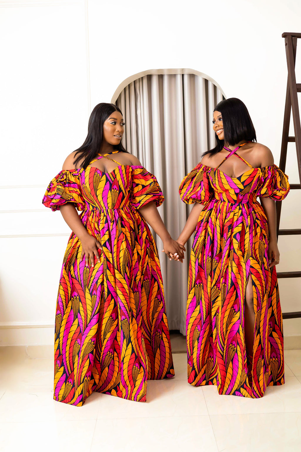 Amaka African Print Maxi Dress
