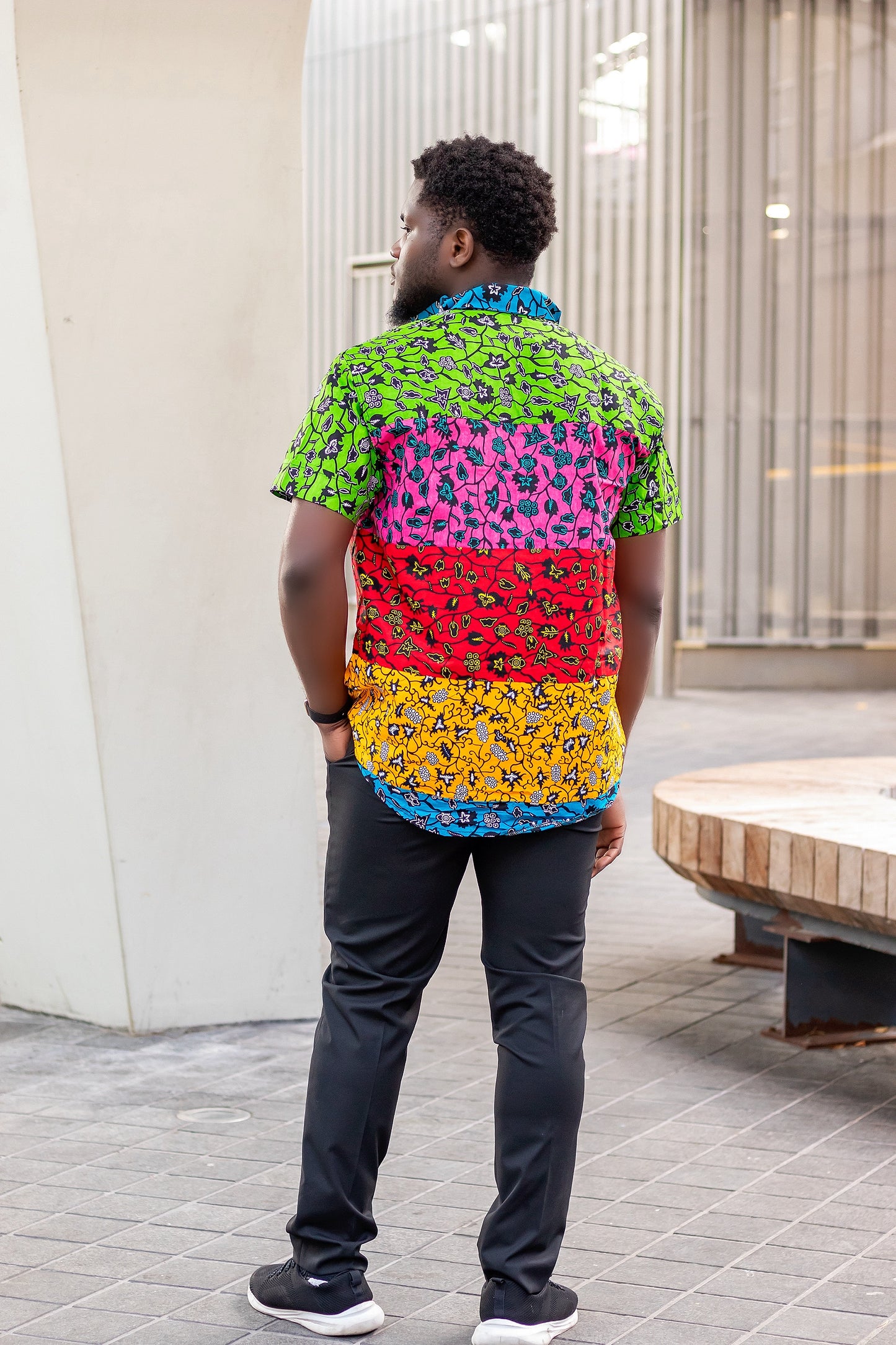 Kitan African Print Men Shirt