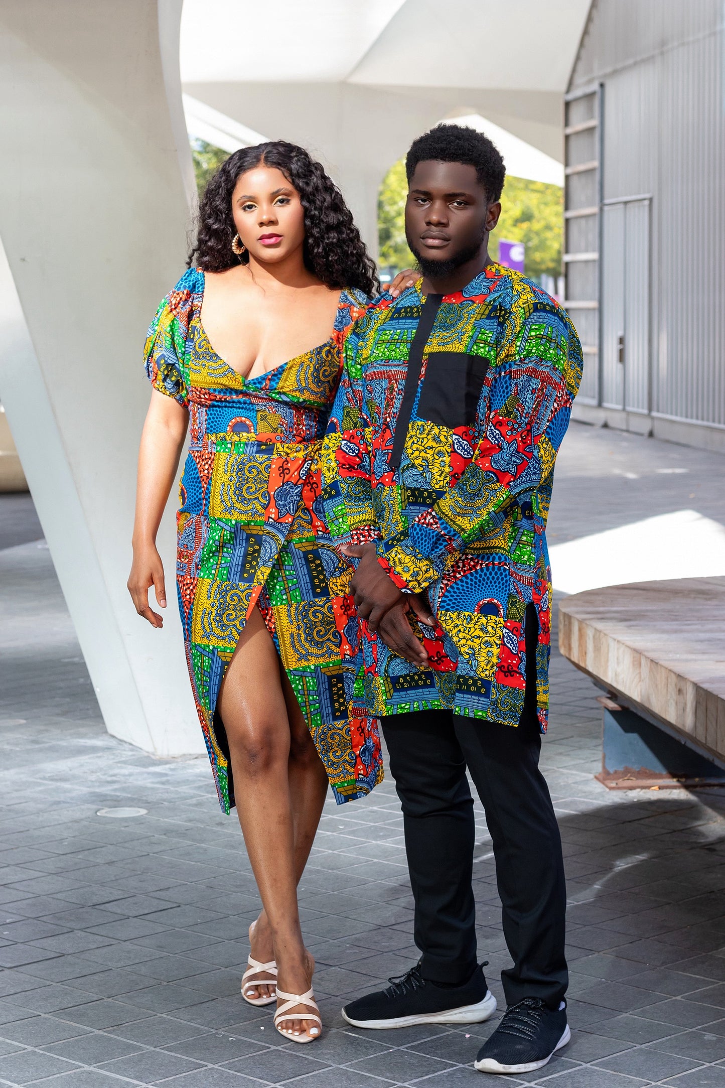 Omotee Couples Matching African Outfits