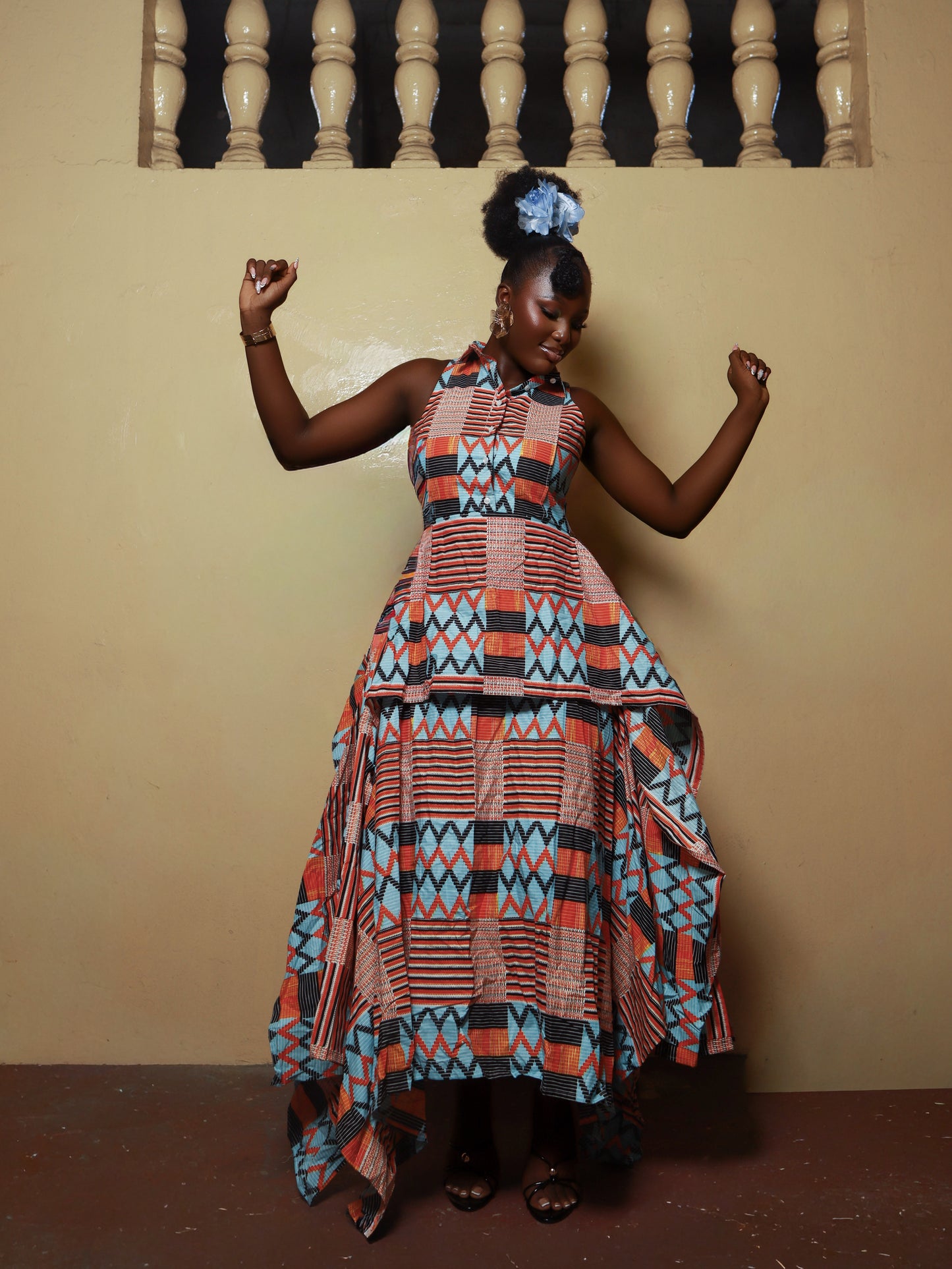 Ekene African Print Dress