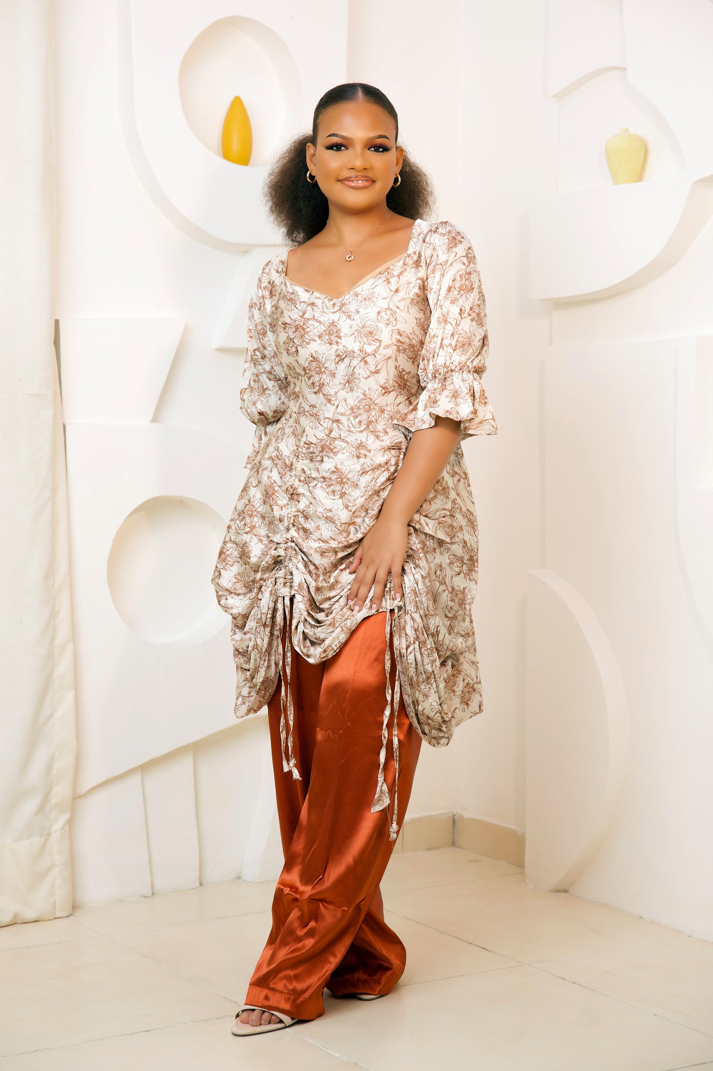 Aliya womens Pants And Top 2-Piece set