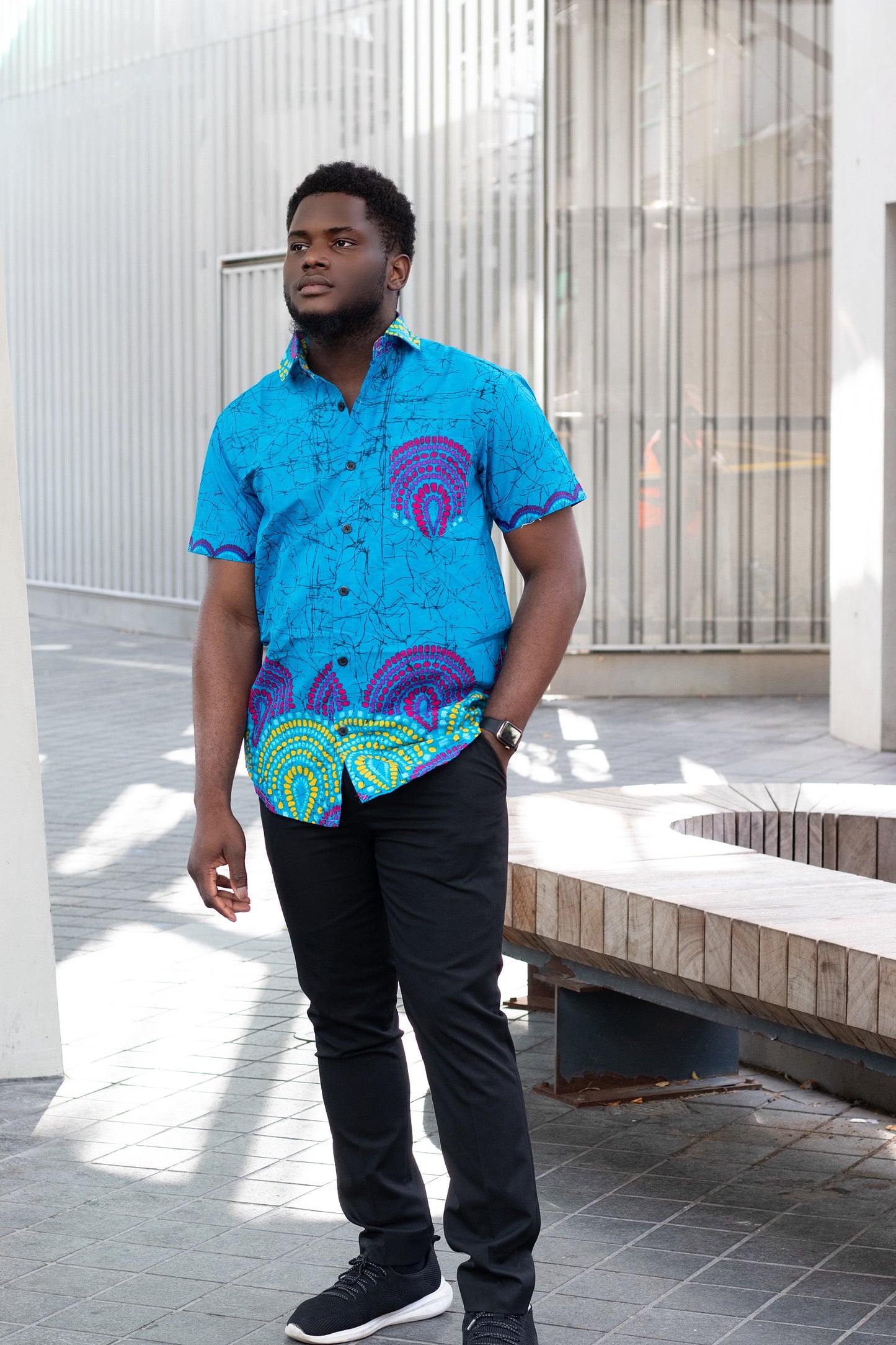 Ayaa African Print Men Shirt