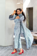 Isaa Sleeveless Smock dress and Kimono African Print set