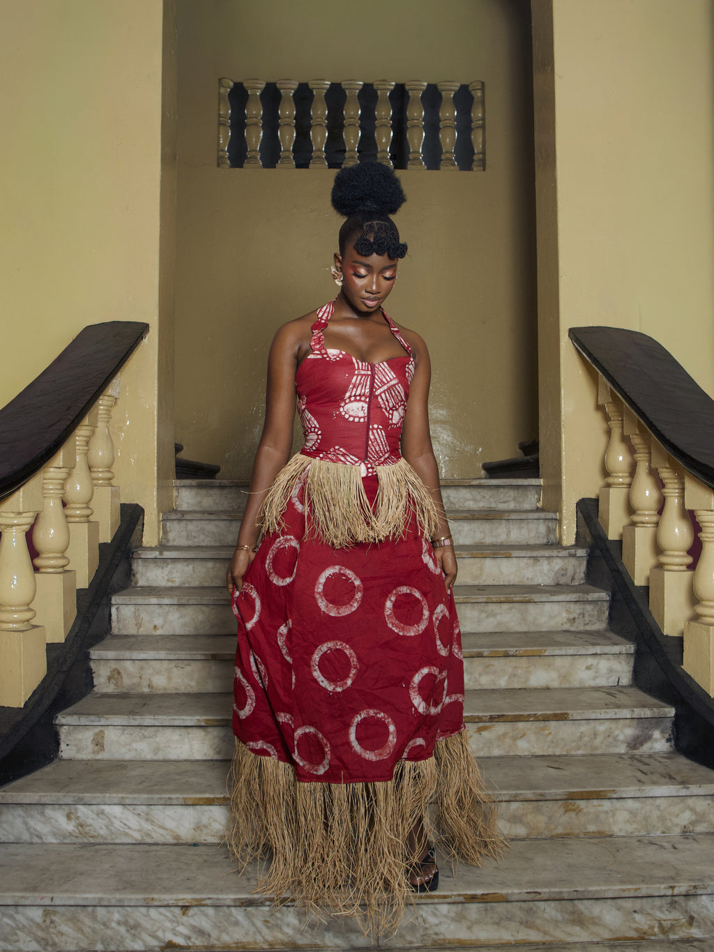 Zamani Two piece skirt And Top set