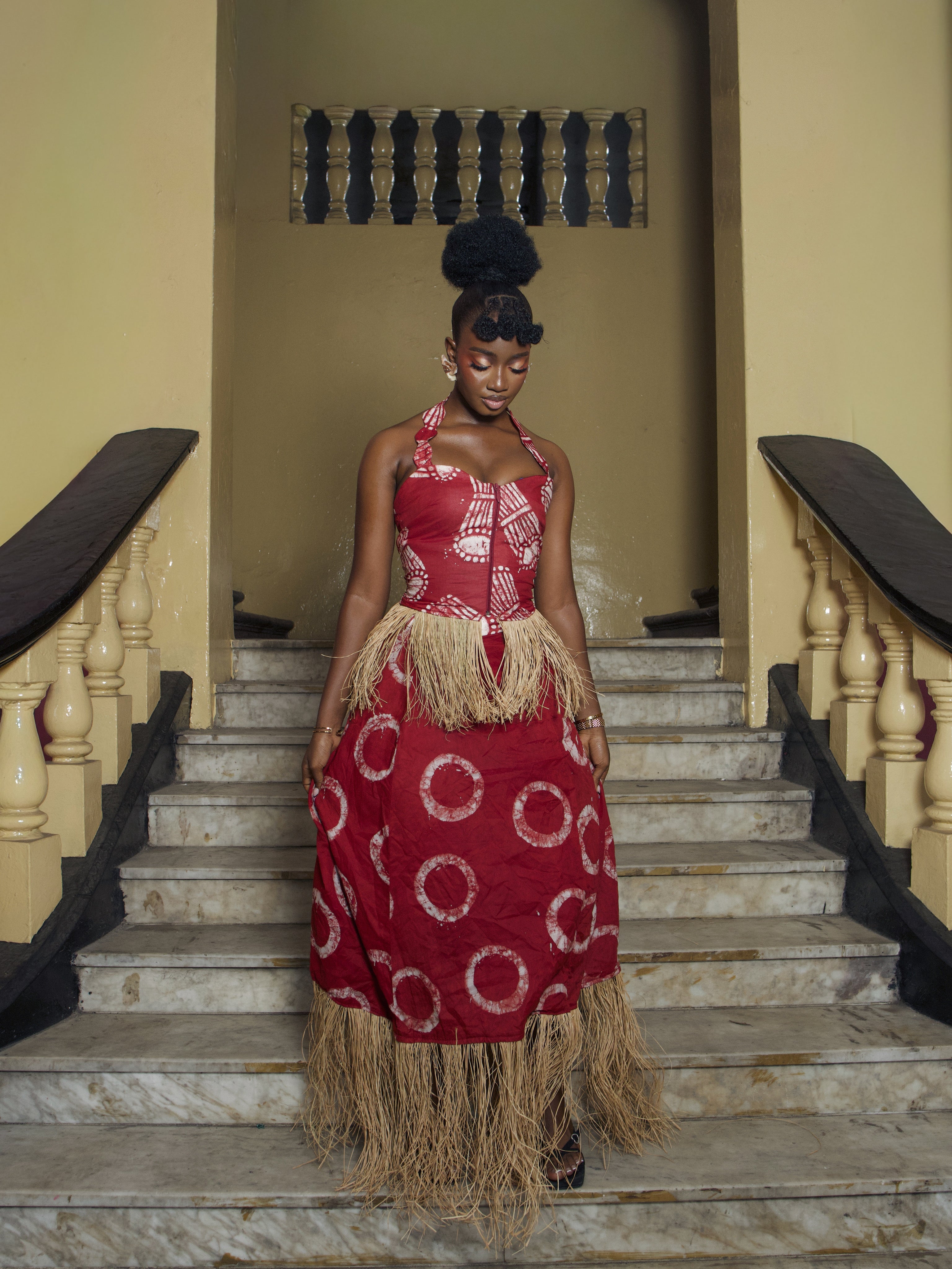 Zamani Two piece skirt And Top set