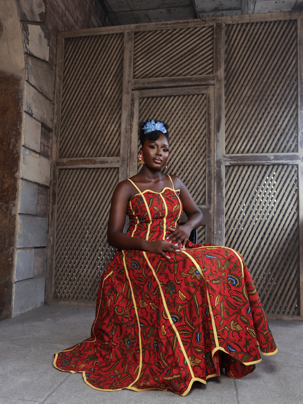Sachi African Print Dress