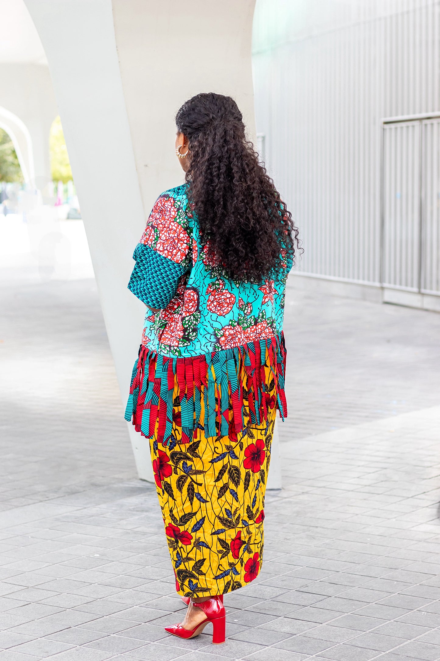 Indié Mixed African Print dress