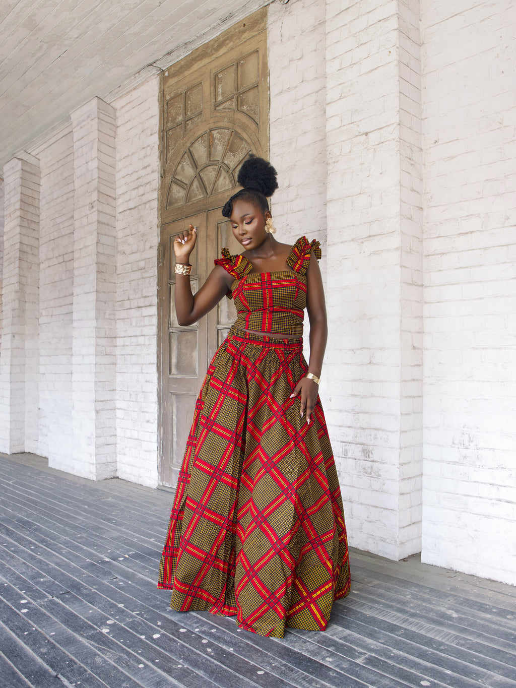 Idara Two piece skirt And Top set