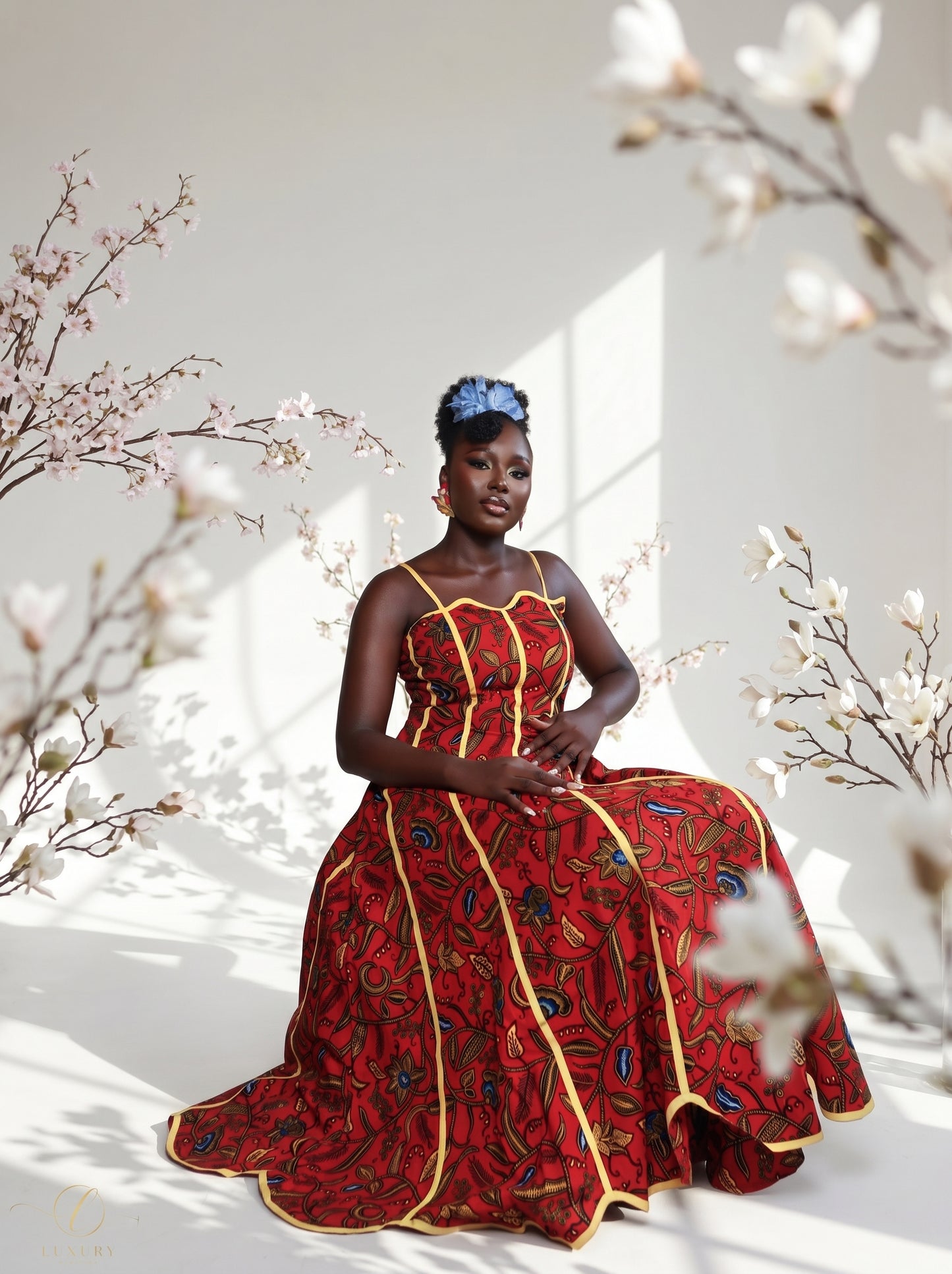 Sachi African Print Dress