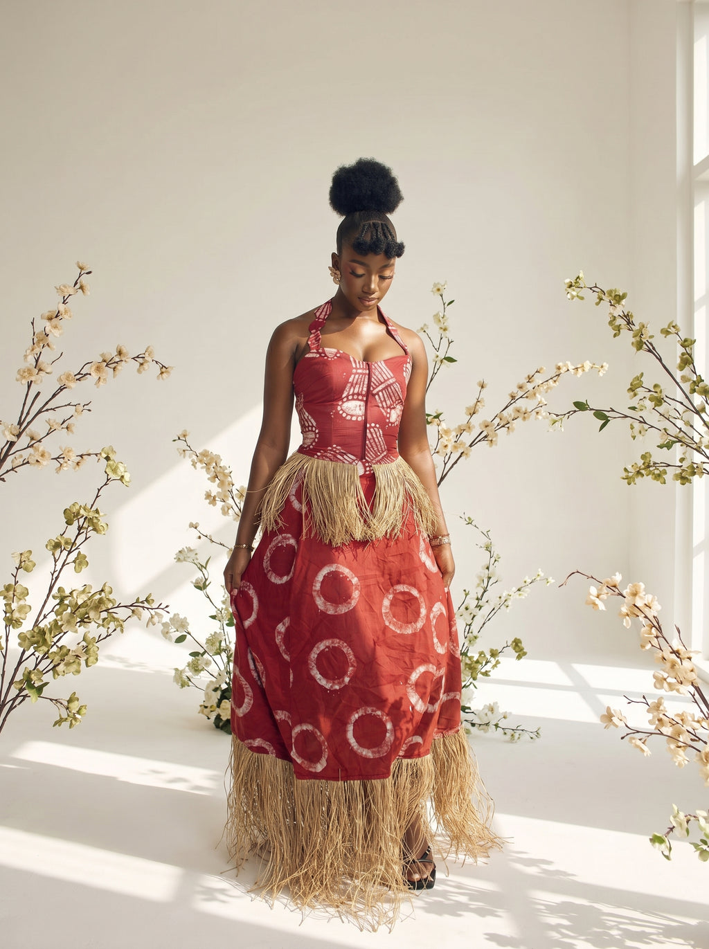 Zamani Two piece skirt And Top set