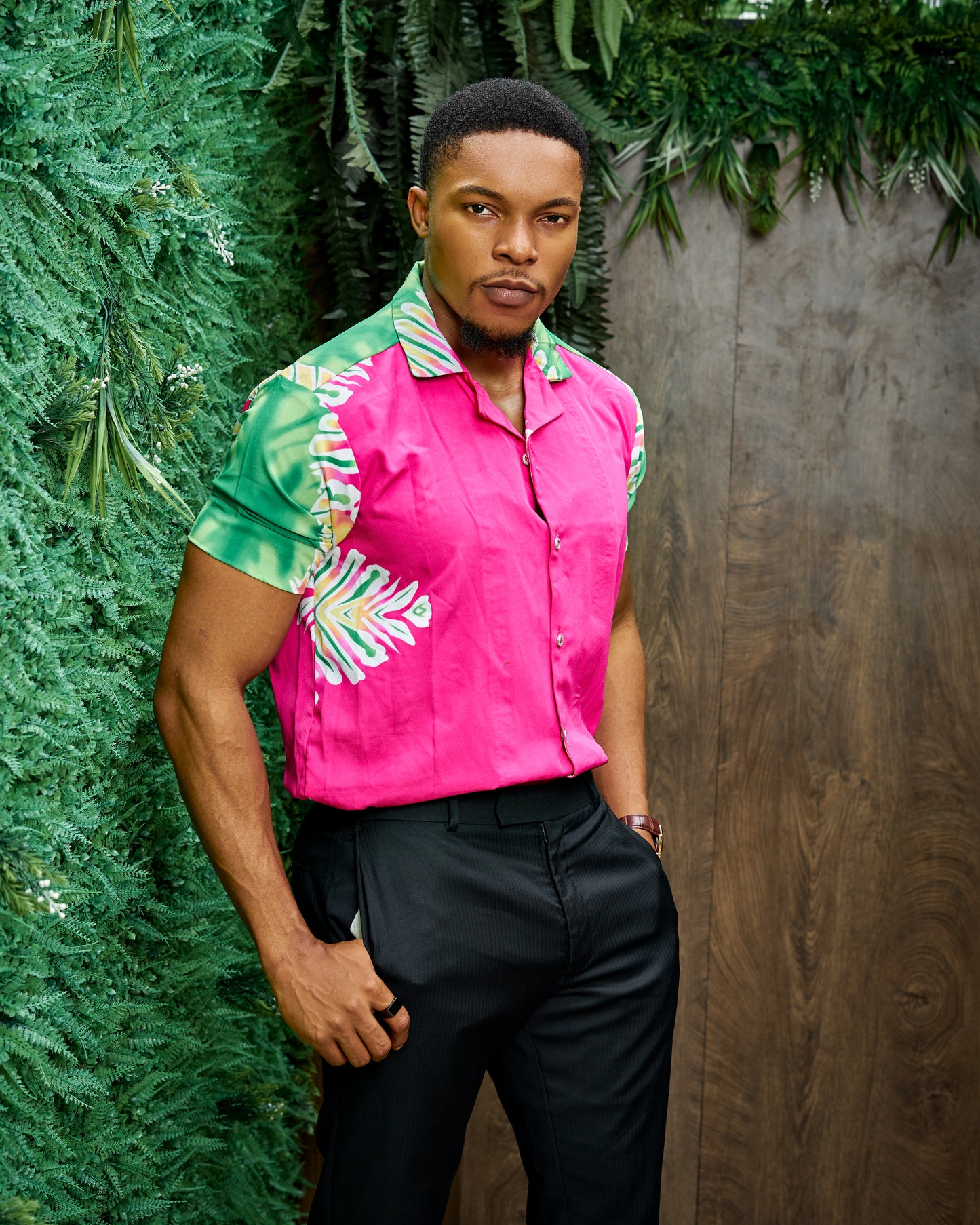 Ulayi African Print Men Shirt