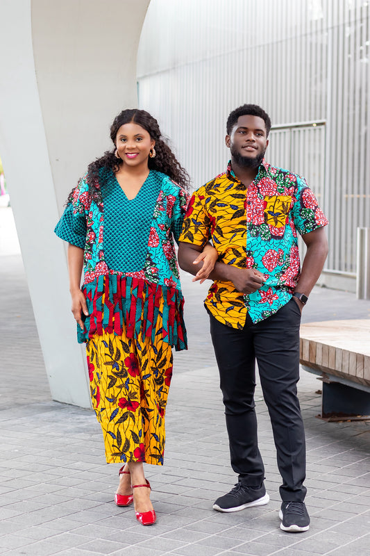 Indie Couples Matching African Outfits