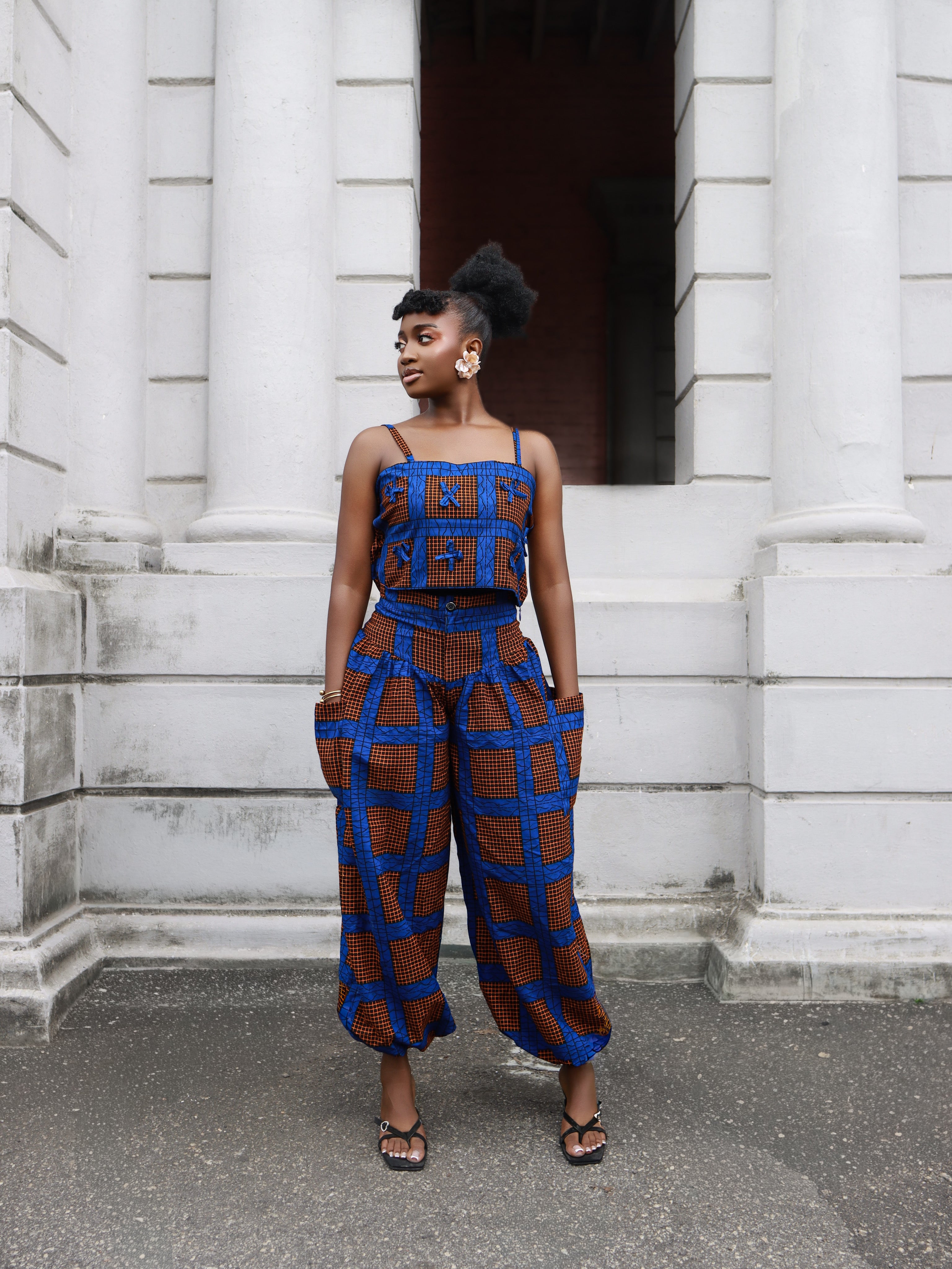 Mila Blue Two Piece Pant and Top set