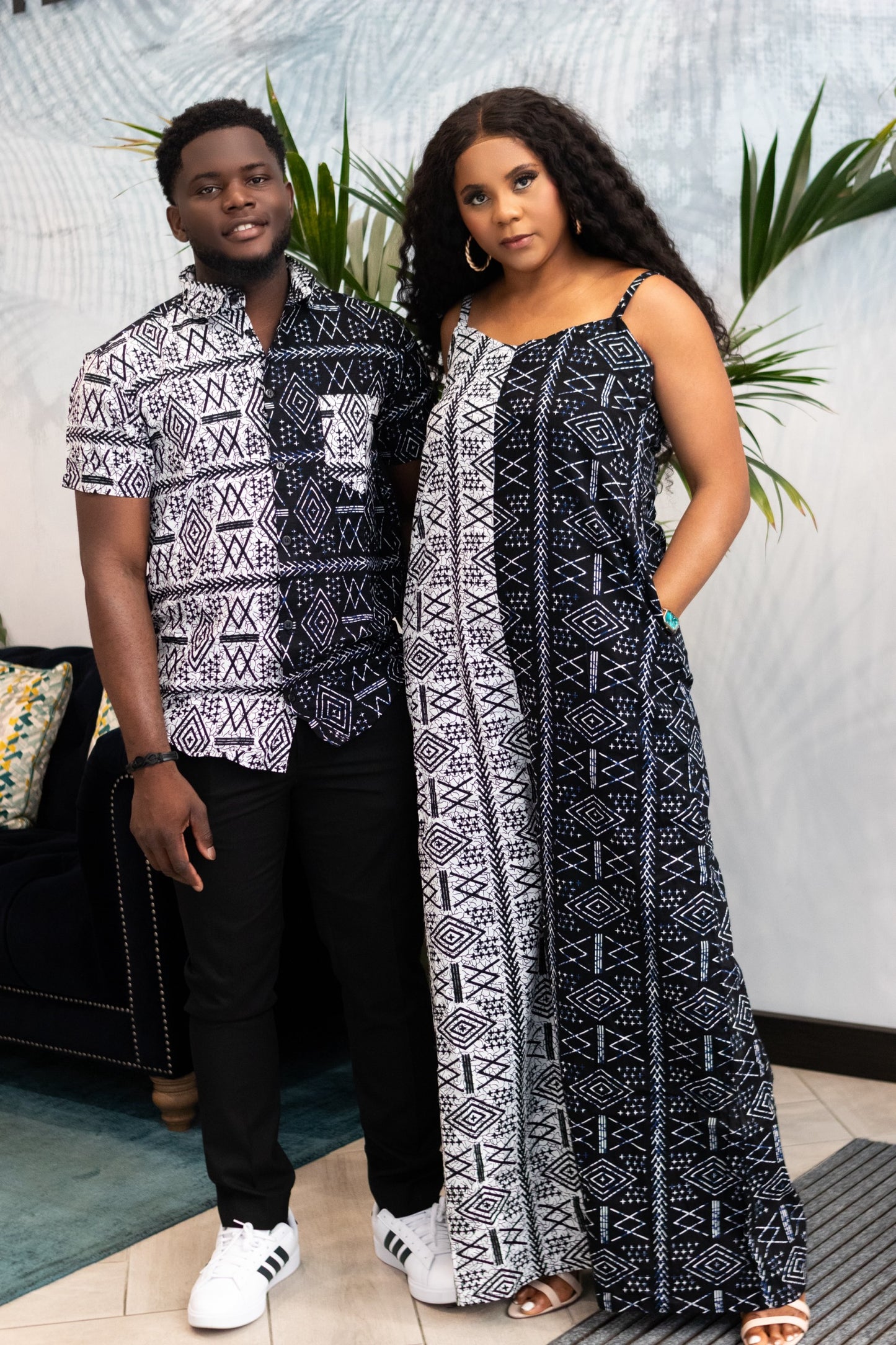 Uyai African print jumpsuit