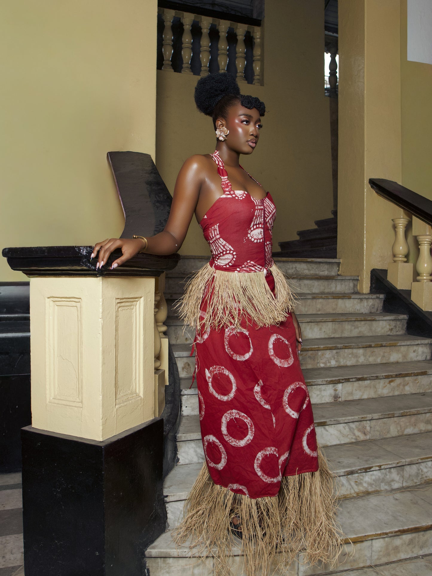 Zamani Two piece skirt And Top set
