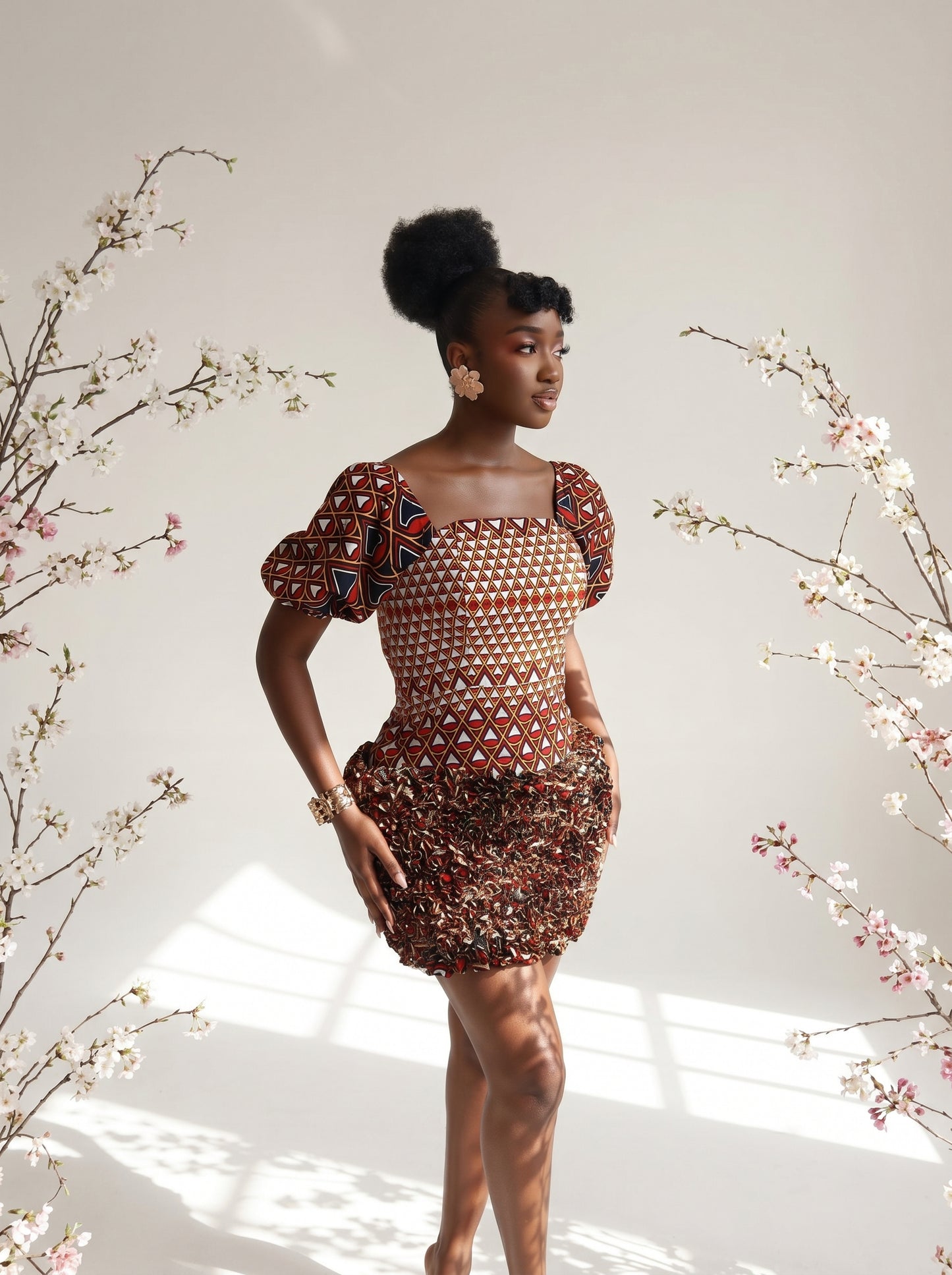 Chioma African Print Dress