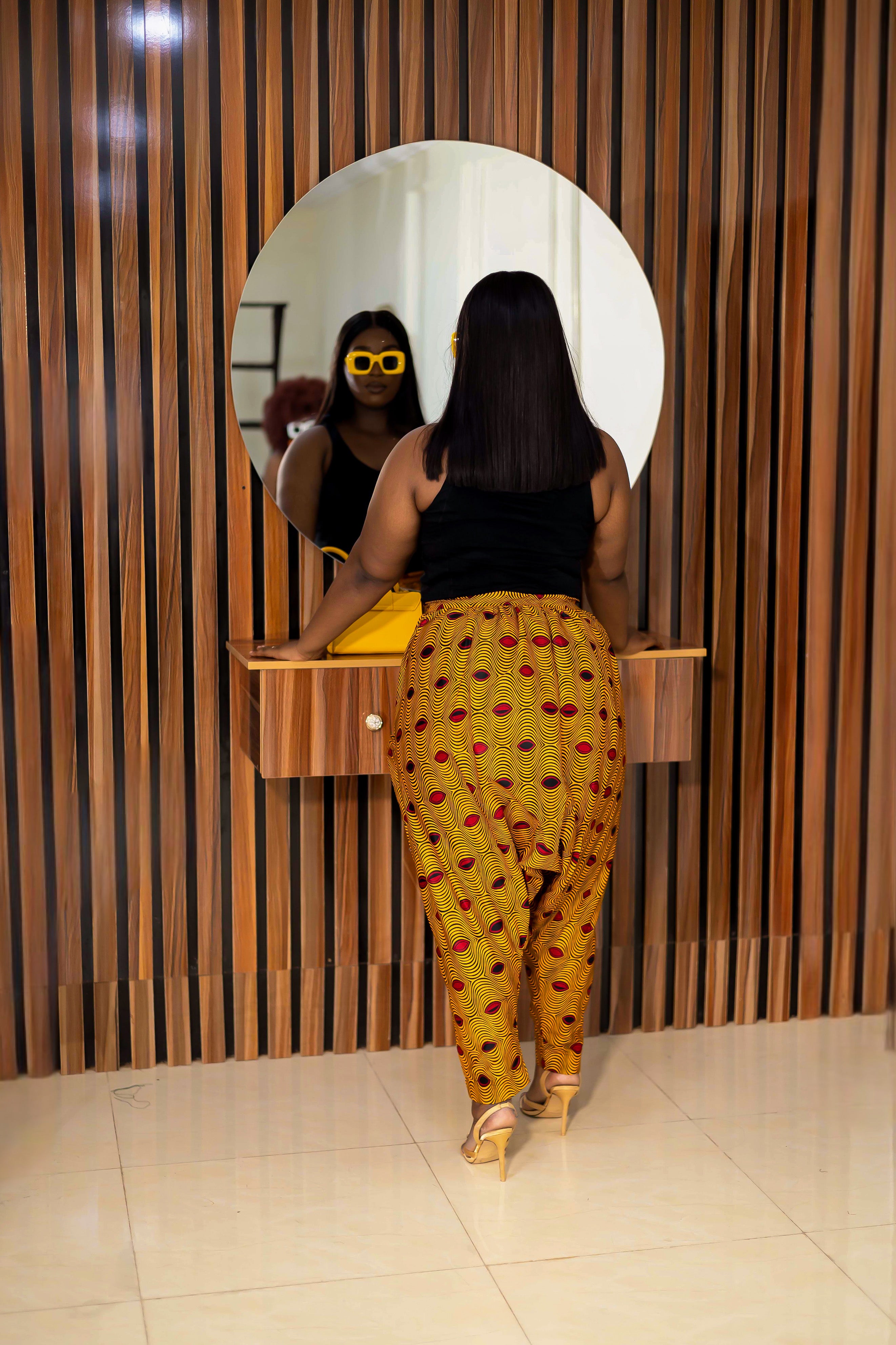 Jojo African Print harem pants