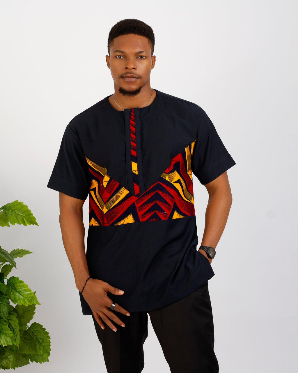 Zahara Men African Print 2 piece set