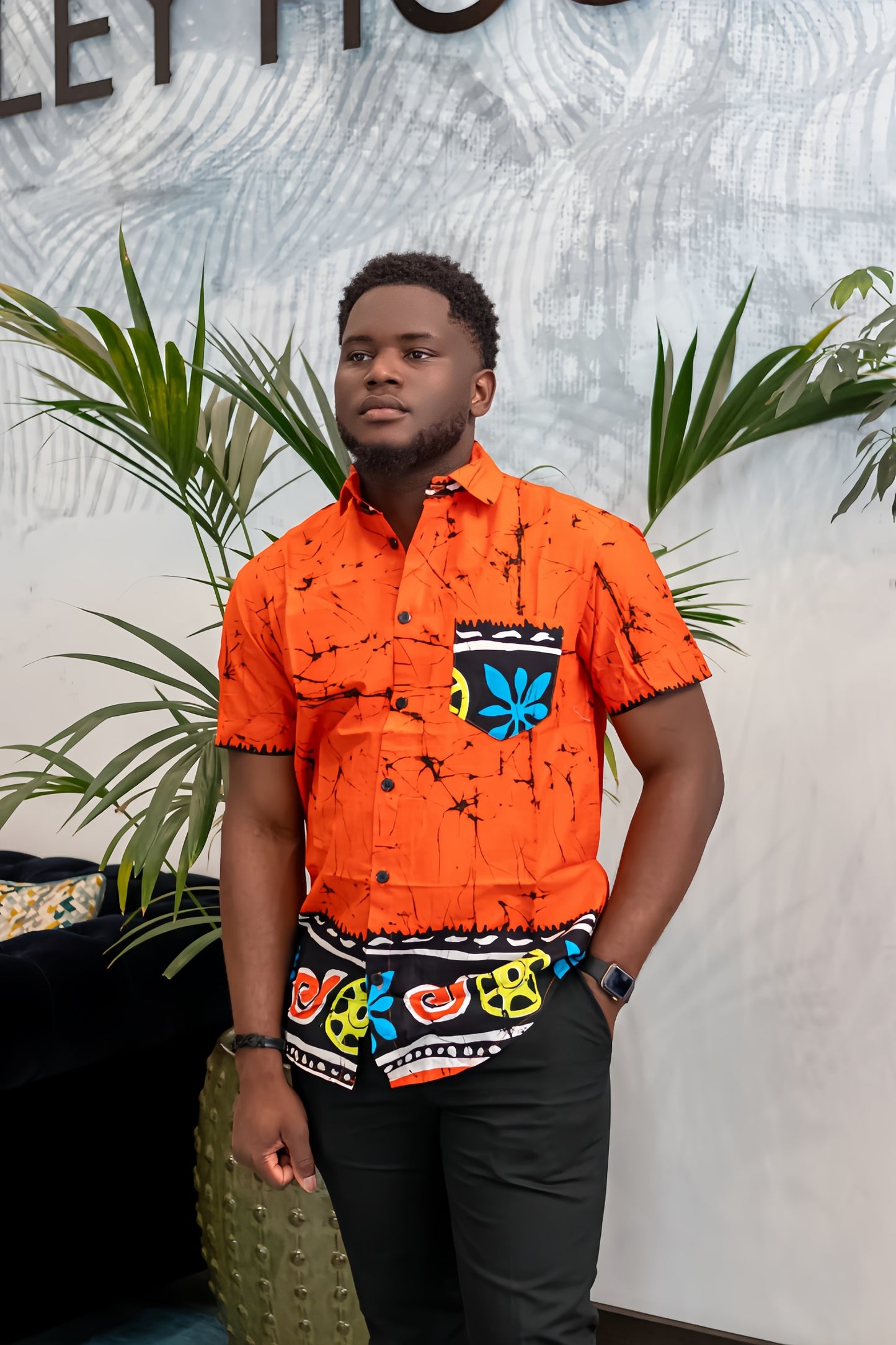 Nsikan African Print Men Shirt