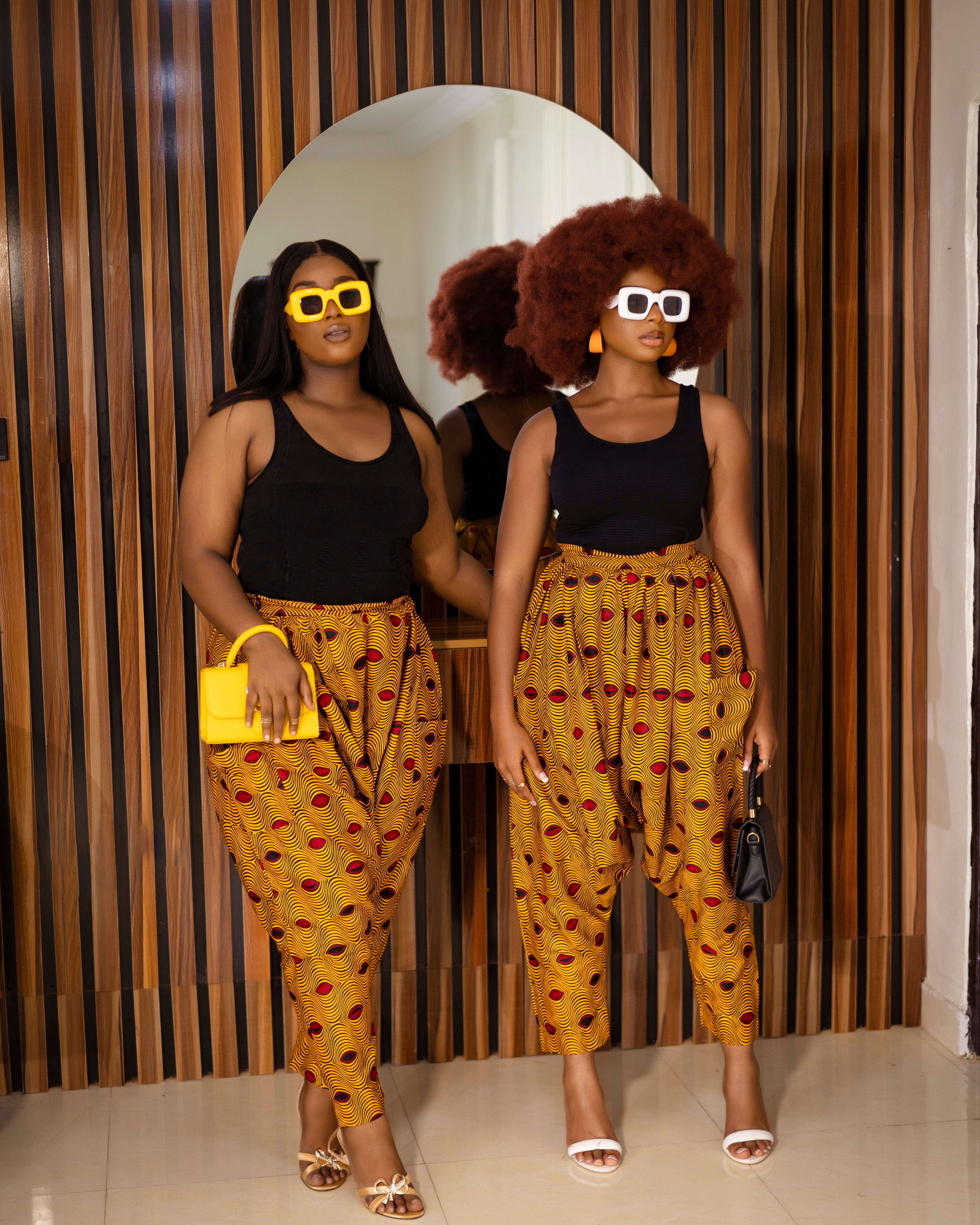 Jojo African Print harem pants