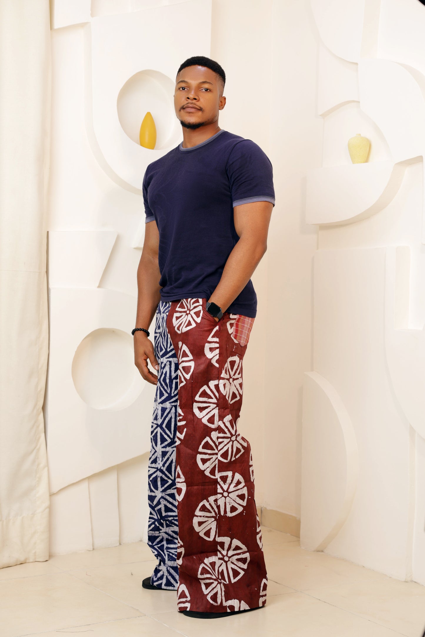 Liya Unisex African print pants