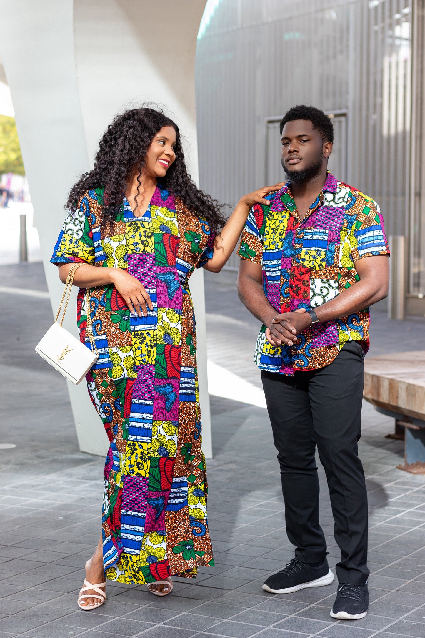 Toya Men African Print Shirt