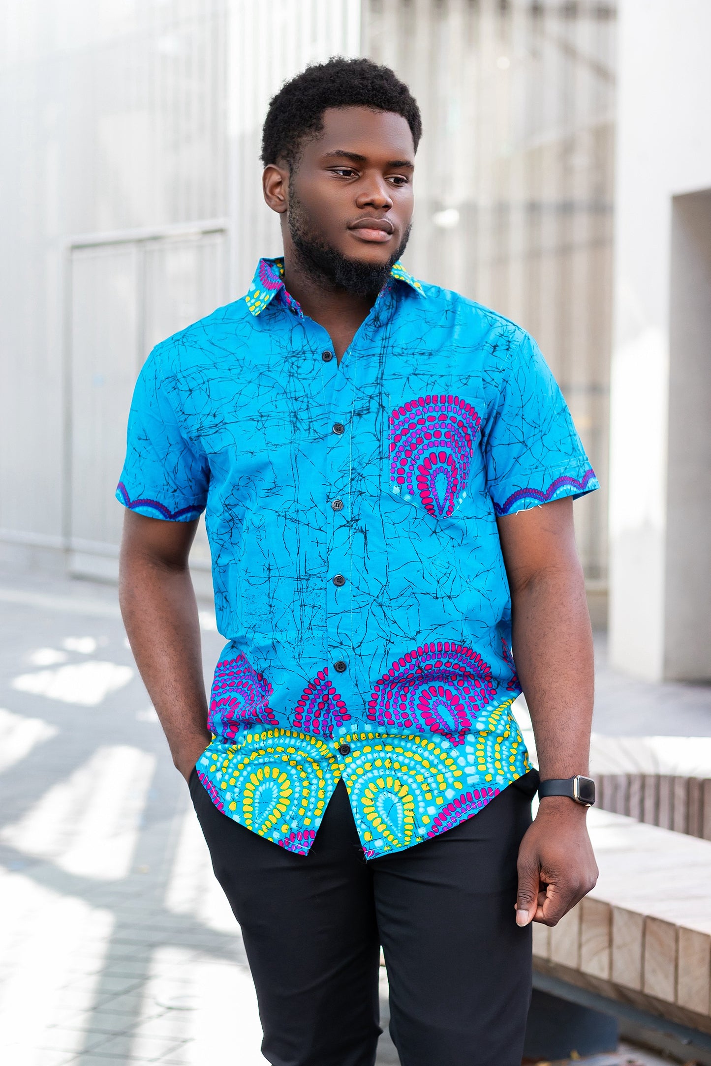 Ayaa African Print Men Shirt