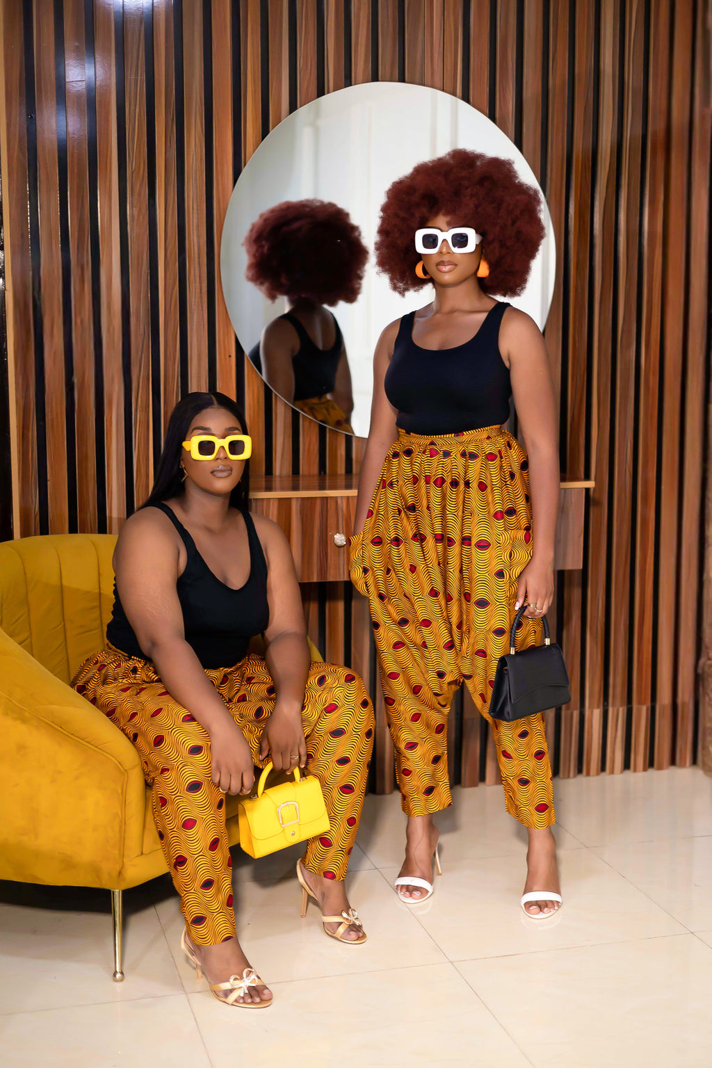 Jojo African Print harem pants