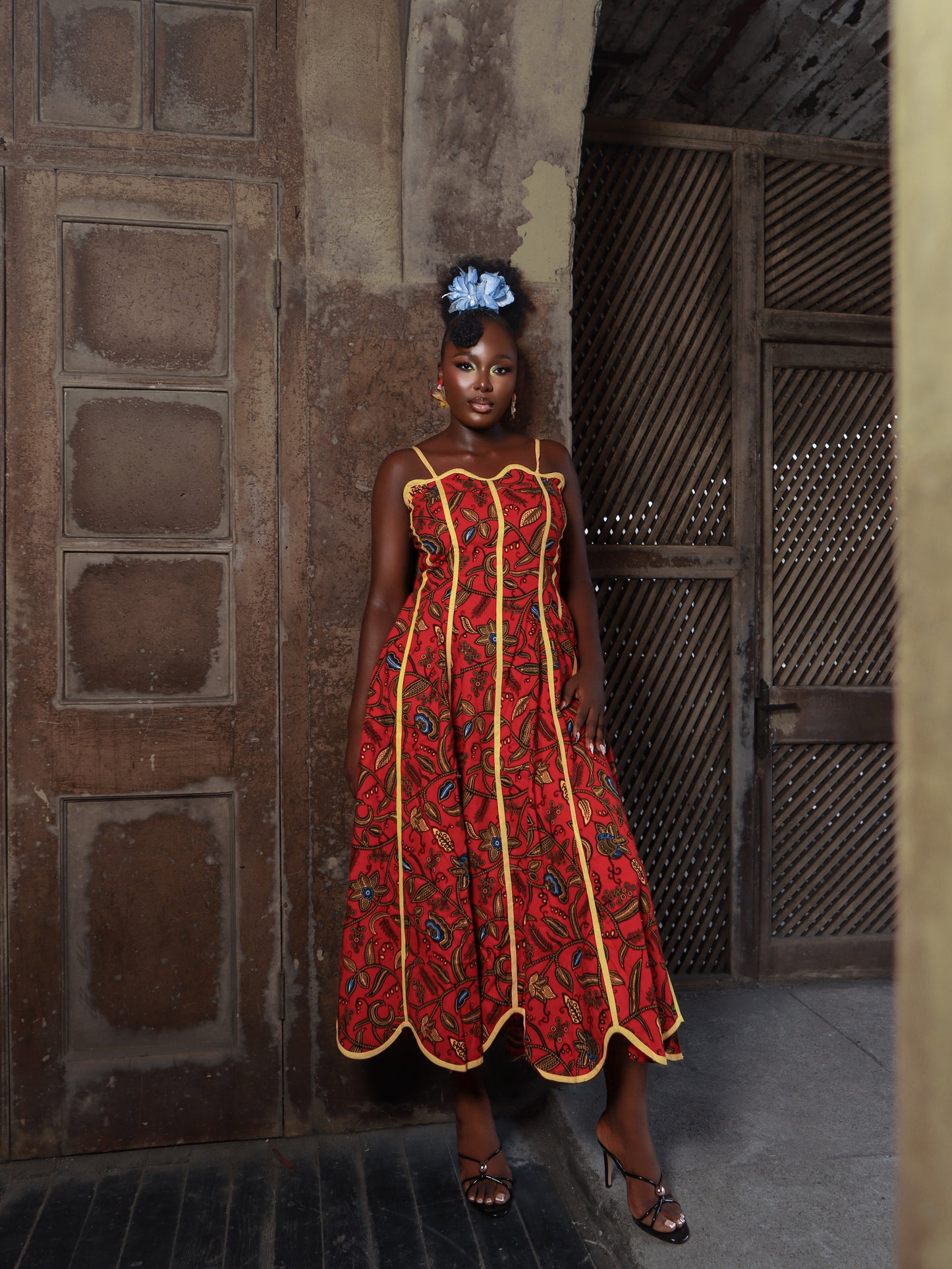 Sachi African Print Dress