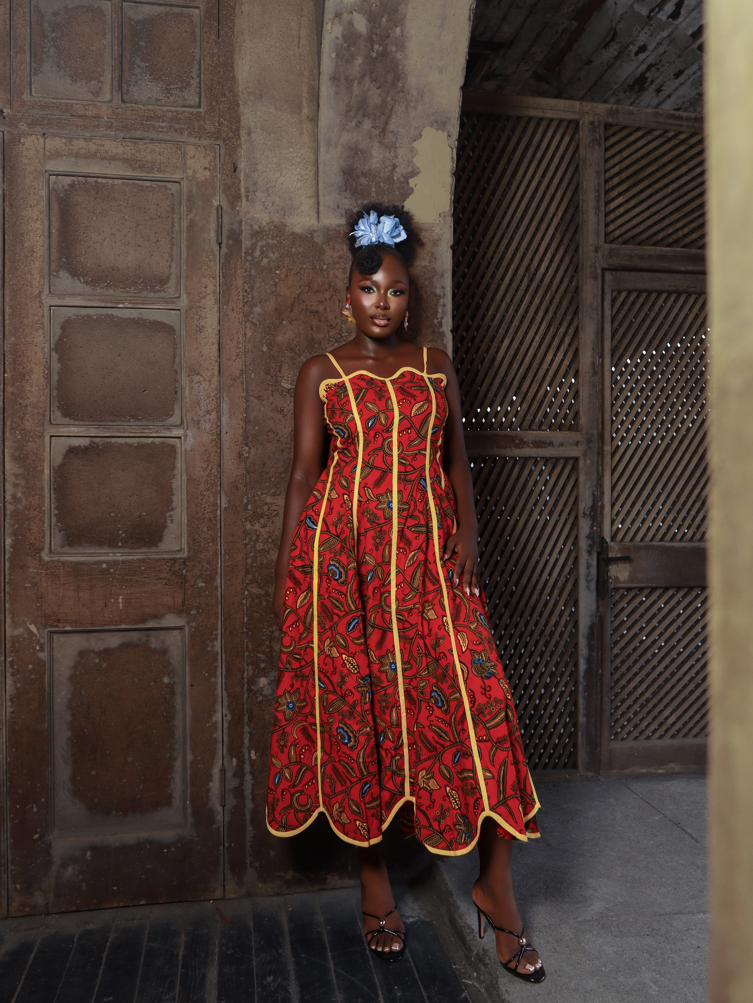 Sachi African Print Dress